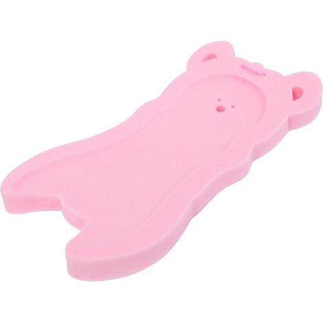 1 Pièce Bain Éponge pour Coussin Antidérapant Mousse Rose pour Bain des Bébés (1/5)