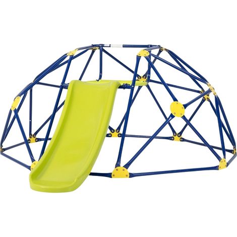 Cupola da arrampicata e scivolo struttura da arrampicata a forma di cupola 2415 x 183 x 915 cm gleb