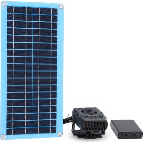 Monocrystalline Solar Panel Heater, 30W Adjustable Solar Heater for Outdoor Camping, Motorhome and Pet House Warming (1/5)