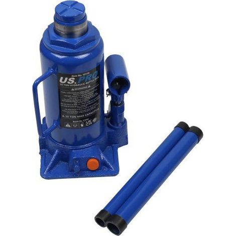 US PRO 10T BOTTLE JACK HEAVY DUTY CAR VAN 10 TON TONNE FLOOR HYDRAULIC 10110