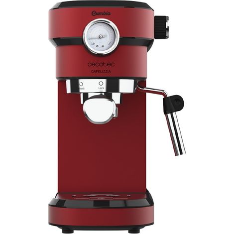 Cafetière à dosettes Cecotec Cafelizzia 790 Steel Pro – Acier inox – Système Thermoblock – 20 bars – Manomètre Pressure Pro