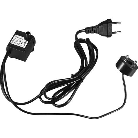 Pompe à eau submersible 150 L/h 2 W avec 4 LED, ultra silencieuse, idéale pour bassin, aquarium, fontaine de table et hydroponie. Câble d'alimentation de 1,5 m. (1/5)