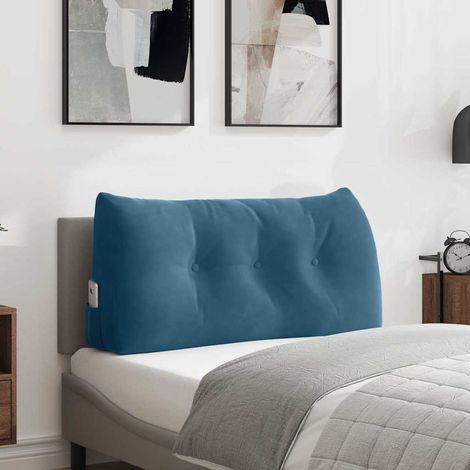 Rückenkissen Blau 100 x 24 x 50 cm Samt