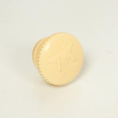 Cremefarbener Tankdeckel, Ø 29 mm, zum Aufschieben, für Mobylette (1/5)
