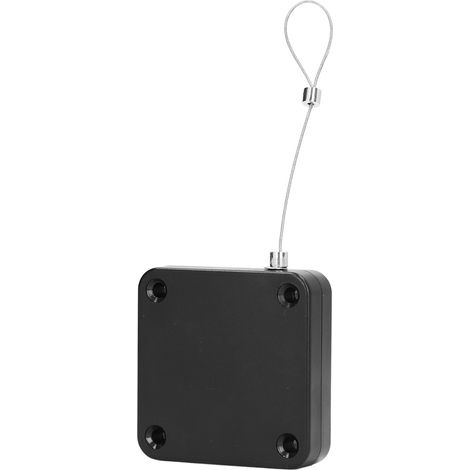 Ferme-porte automatique avec force de traction de 1200 g, sans perçage, avec ressort en plastique dissimulé (1/5)