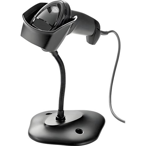 HD870A Kabelgebundener 1D/2D-QR-Code-Leser mit Ständer und automatischer Scanfunktion (1/5)
