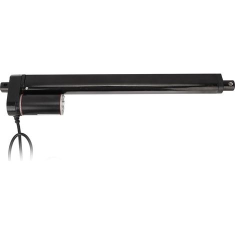 Actionneur linéaire électrique mini 1000N 250mm 12V noir pour mobilier motorisé domotique serre robotique agricole 1 pièce (1/5)