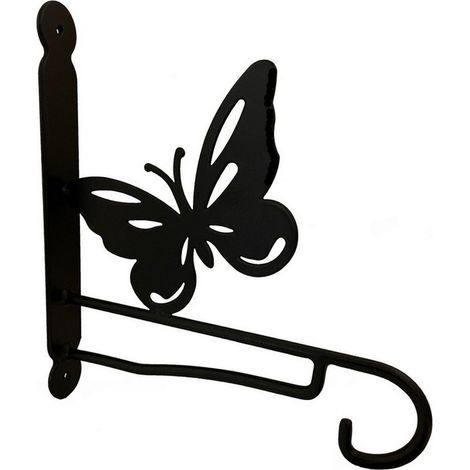 Butterfly Feature Bracket - Steel - Powder Coated Black