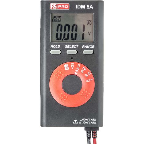 Multimètre IDM5A RS PRO Portable, 600V c.a. 4mA c.a. ( Prix pour 1 ) (1/4)