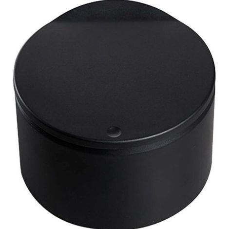 GDHZS- Poubelle de Table avec Couvercle,Mini Poubelle Plastique,Petite Poubelle pour Cuisine, Chambre, Salle de Bain, Bureau,19 12.5cm (Noir) (1/5)