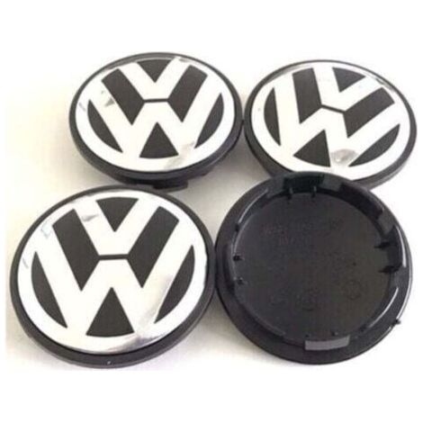 Volkswagen Beetle Golf Polo Hubcap Wheel Center Caps 3B7601171 (4 PCS) 65mm.. (1/4)