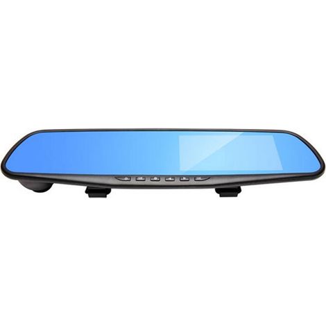Caméra de tableau de bord DVR pour voiture, objectif grand angle 170 °, enregistreur vidéo, rétroviseur, caméra de tableau de bord, caméra avant, enregistreur de conduite (1/5)