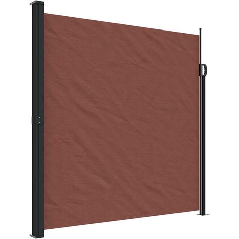 Store Banne - Auvent latéral rétractable marron 200x500 cm fr10579 - Maison La Vie (1/5)