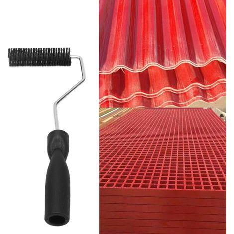 Manuelles Glasfaserlaminiergerät Φ28mmX100mm, hergestellt aus reinen, schaumfreien Schweineborsten, kann mit Aceton gereinigt werden. (1/5)