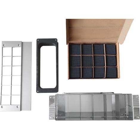 Bertazzoni 901528. Tipo: Filtro per cappa aspirante, Colore del prodotto: Grigio. Compatibilità marca: Bertazzoni