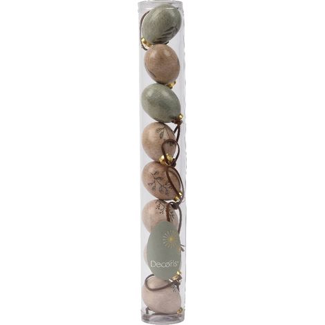 Kaemingk – Suspensions de Pâques œufs en mousse, multicolores – Ø 3 cm, H 5 cm (1/2)