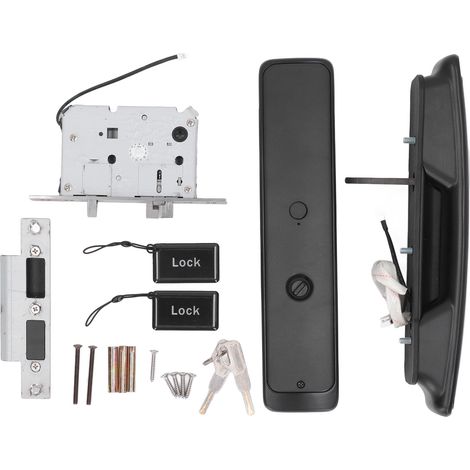 Serrure de porte intelligente à empreinte digitale avec télécommande, capteur d'empreintes digitales entièrement automatique à 360° pour Tuya (1/5)