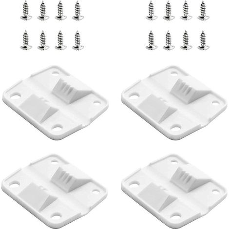 Kit de 4 charnières et vis en plastique de rechange pour glacière Coleman ( ) (1/5)
