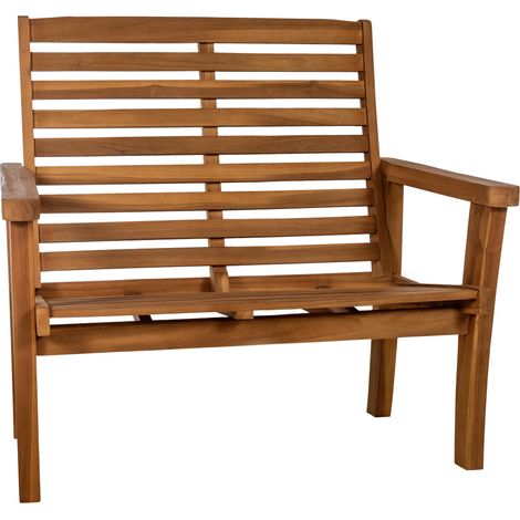 Teakbank Nicosia mit Liegefunktion 120 cm teak (1/5)