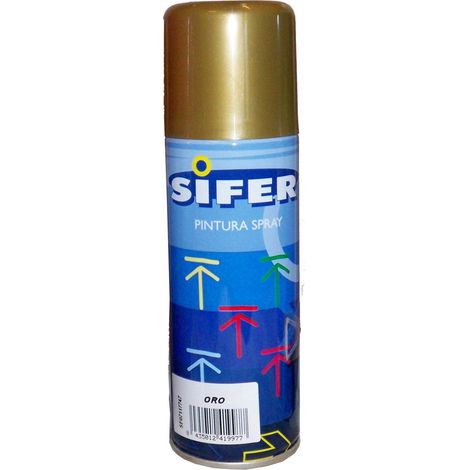 Sifer Vernice Spray Smalto Acrilico Lucido 200ml Oro