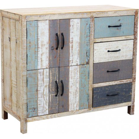 Mobile Edison 100x40x86 h cm in Legno Multicolor (1/5)