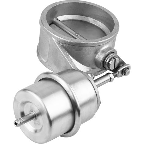 Vanne régulation échappement automobile acier inox 2.5 pouces 63mm tube D fermée accessoire universel 1 pièce (1/5)