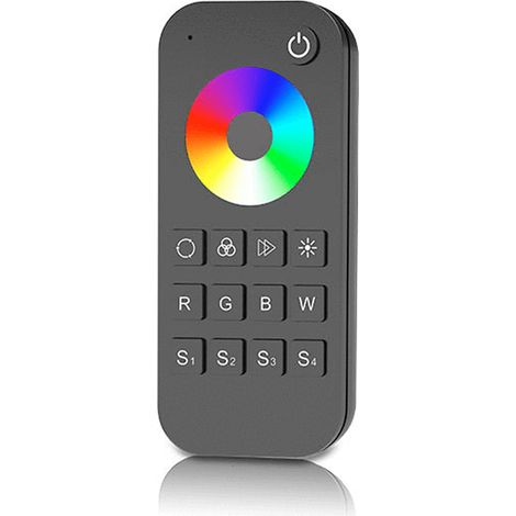 Télécommande LED RGB / RGBW - 1 zone / 4 scènes - SK-RT4-N -