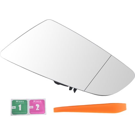 Left Door Mirror Glass Heated Aspheric for Audi A3 8P A4 03-08 (1/5)
