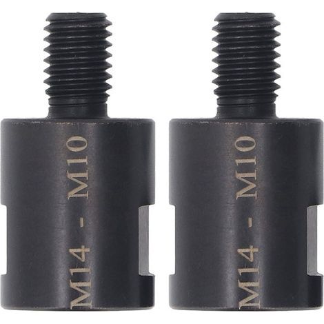 CVR-Winkelschleifer-Adapter aus Stahl, M14/M10-Buchse auf Stecker, 2 Stück (1/5)