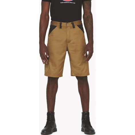 Dickies Short de Travail Homme Everyday – Kaki Beige – Léger, Robuste & Fonctionnel - 46 (1/3)