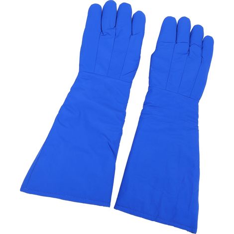 Gants cryogéniques résistants aux températures de -260 °C à +148 °C, imperméables et antigel, 4 couches, 58 cm (1/5)