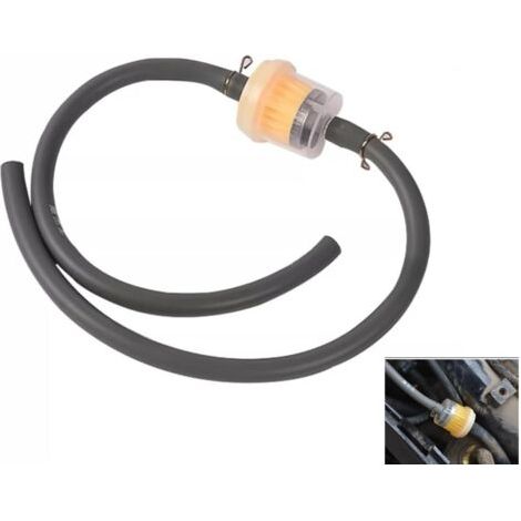 Kit Ligne de Carburant,Comprend 1 Filtrs à Carburant de Serrage,Idéal pour Moteurs monocylindres 110/125/150/175/200 cylindrée,40cm (1/5)