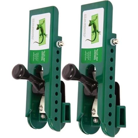 Montagewerkzeug für Faserzementverkleidungen – 3/8"-kompatible Überlappungslehre mit verstellbaren Aussparungen, 2er-Pack (1/4)