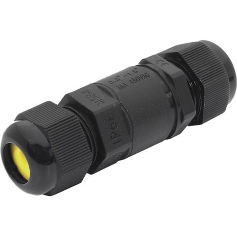 Barcelona Led – Connecteur de câble étanche IP68 0,5 mm² – 2 mm² – Tripolaire 16A 450V – Pour chantiers humides et extérieurs (1/5)