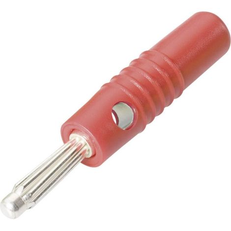 Schnepp S 4004 S ficha banana roja 4 mm