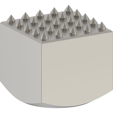 PRO SDS max-5C Piastra di supporto in carburo, 50 x 50 mm
