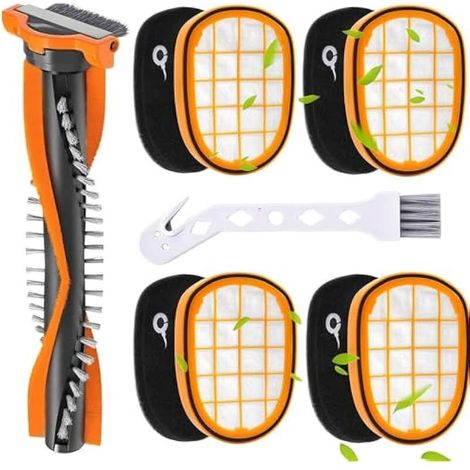 6 Pièces Filtre Aspirateur pour Philips Speedpro Max Pièces de Rechange, FC5005/01 HEPA Filtres Pièces Accessoires Compatibles avec Philips FC6728/FC6727/FC6822/FC6812, 7000 Series 8000 Series