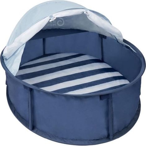 BABYMOOV Babyni mariniere 2 en 1, aire de jeux et lit d'appoint , anti-UV FPS 50+, moustiquaire et auvent inclus, systeme pop-up (1/5)