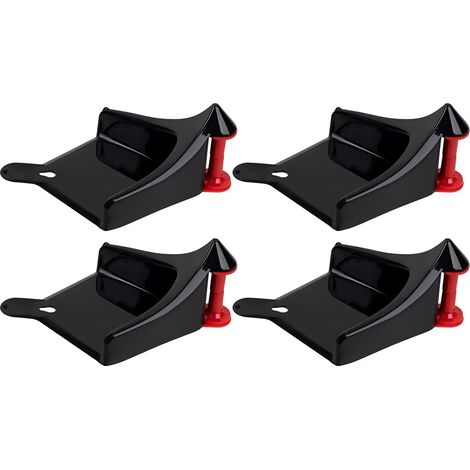 Guide de Tuyau Voiture 4 PièCes, Rouleau Pneu pour le Lavage Voiture, Pneu, Outil en Plastique Pneus Voiture-Noir (1/5)