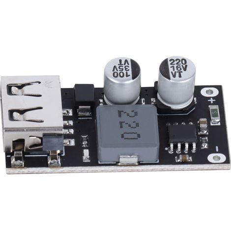Module convertisseur abaisseur CC unidirectionnel pour chargeur rapide QC2.0/QC3.0 et carte de charge USB pour téléphone portable (1/5)