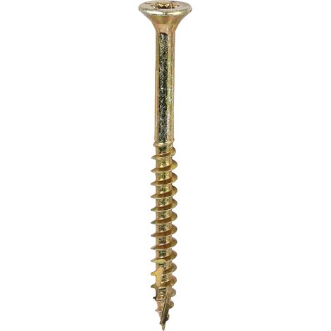 TIMCO C2 Clamp-Fix Multi-Purpose Premium Countersunk Gold Woodscrews - 4.0 x 50 (1/3)