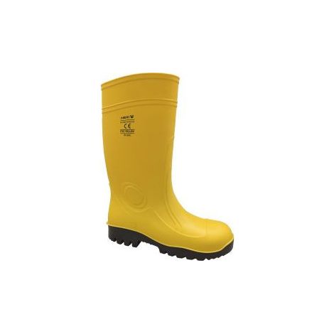 Neri Safety Bota de Seguridad Safe Keeper-Y S5 en PVC Antideslizante Talla 38 Amarillo