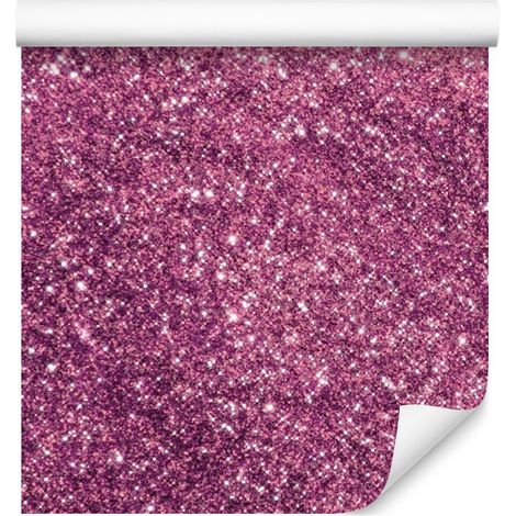 Papier peint à paillettes violettes, rose poudré et bordeaux 50x1000 cm (1/5)