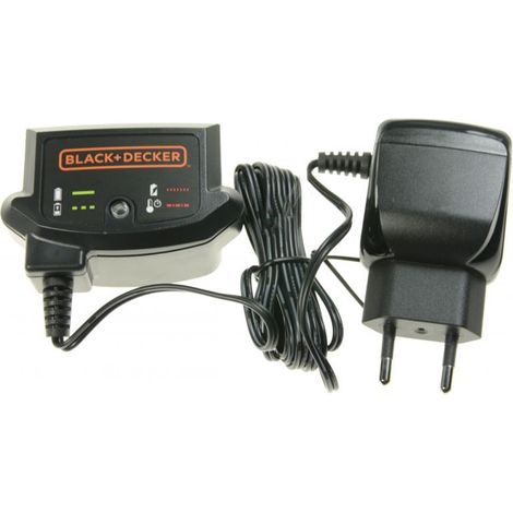 SOS Accessoire Chargeur, bloc d'alimentation de perceuse ,visseuse, scie sauteuse, coupe bordure et scie pour Jardinage BLACK & DECKER N494098