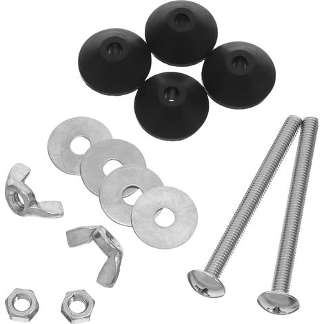 Kit de Boulons pour Siège de Toilette, Acier Inoxydable, M6 (1/5)