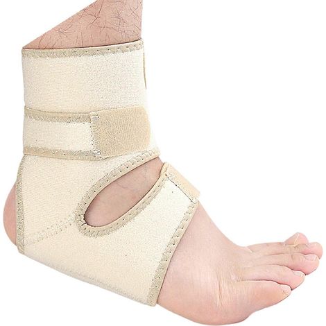Support de cheville ajustable, bandage pour cheville et pied, support de cheville, support de pied pour femmes et hommes, couleur [TT] (1/5)