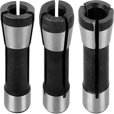 Adaptateur De Mandrin - Collet De Serrage 6 mm 6 35 mm 8 mm - Pour Perceuse Et Fraiseuse - Lot De 3 Pièces (1/5)