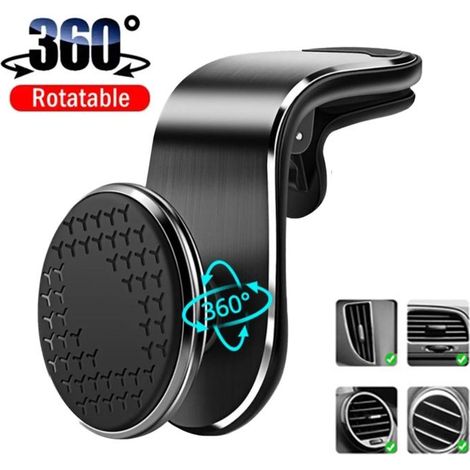 Support de téléphone magnétique pour voiture, Support magnétique pour ventilation, GPS, Smartphone, Support de voiture-Ywey (1/5)