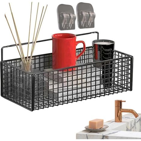 bathroom shelves wall mounted storage no drill shower shelf