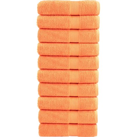 Toallas de baño SOLUND 10 unidades 100x150 cm 600 gsm vidaXL
